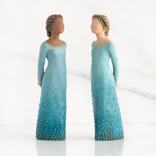 Radiance darker skin figurine as an encouragement and confidence gift