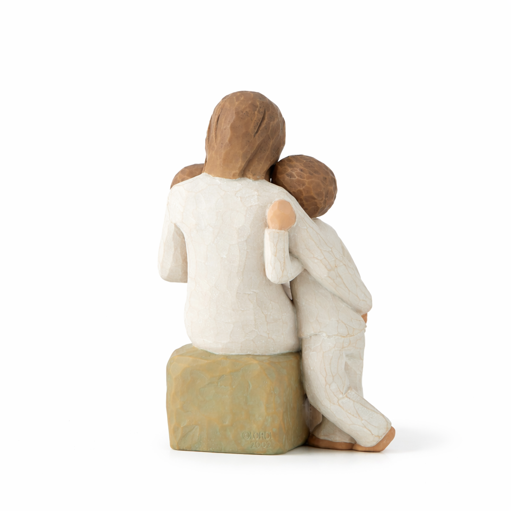 Quietly figurine as a new baby and family keepsake gift