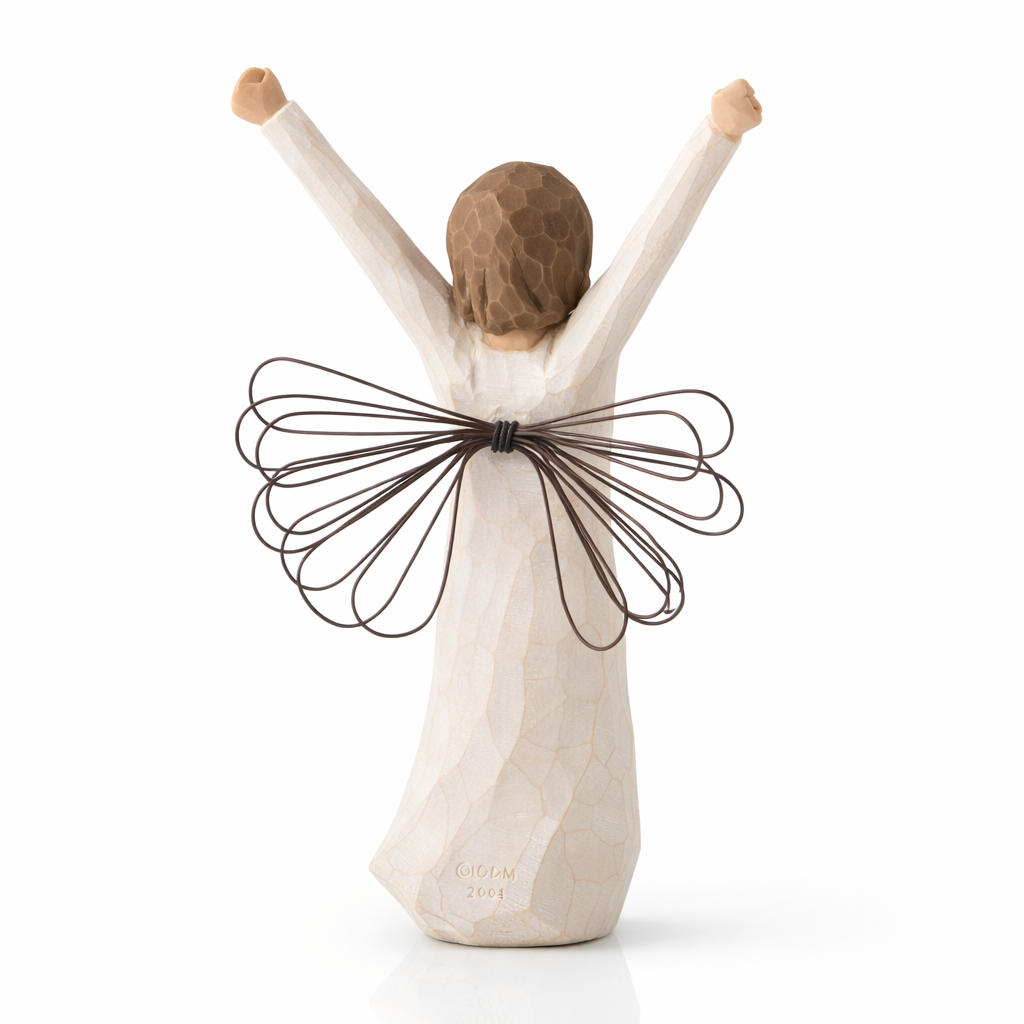 Courage Angel figurine as a strength and encouragement keepsake gift