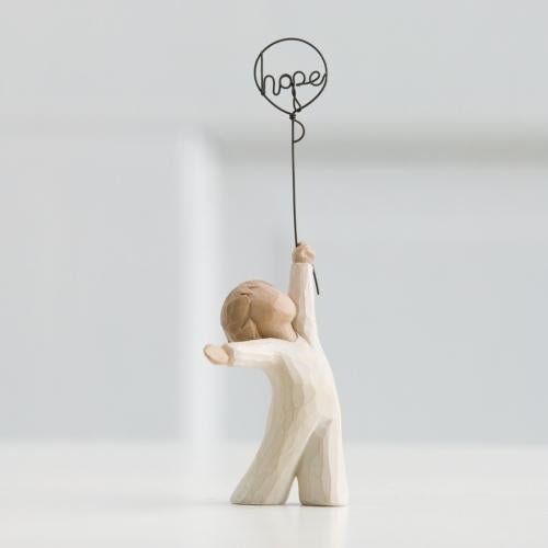 Hope figurine as an encouragement and healing keepsake gift