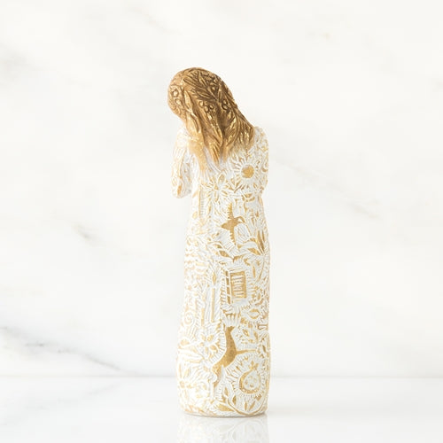 Tapestry figurine as a healing and memory keepsake gift