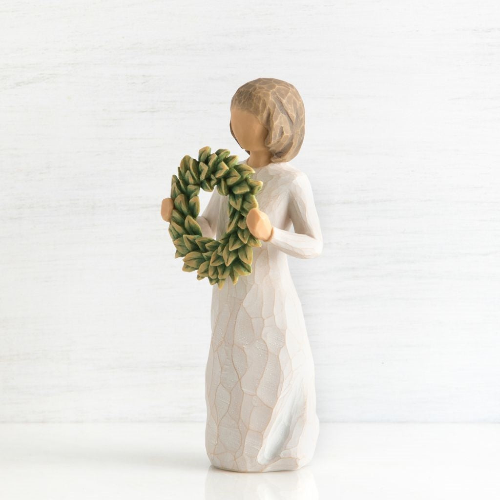 Magnolia figurine as a gathering of blessings keepsake gift