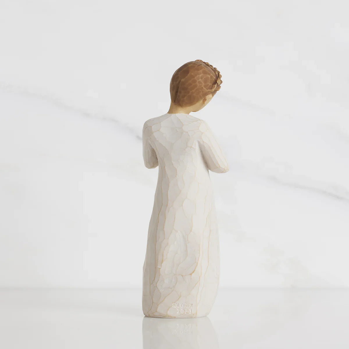 2024 Heart figurine as a dated memory keepsake gift