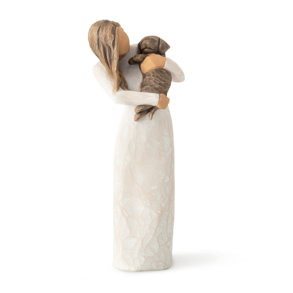 Adorable You Dark figurine as a dog lover friendship keepsake gift