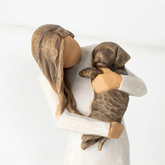 Adorable You Dark figurine as a dog lover friendship keepsake gift