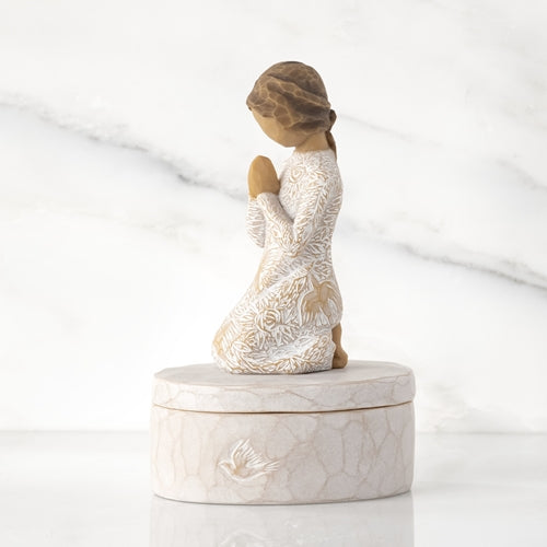 Prayer of Peace Keepsake Box displayed as a calming spiritual reflection gift