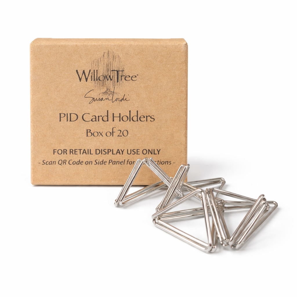 Box of 20 steel clips for name cards and Nativity display labels