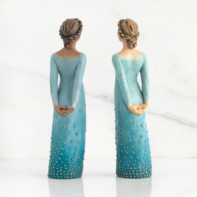 Radiance darker skin figurine as an encouragement and confidence gift